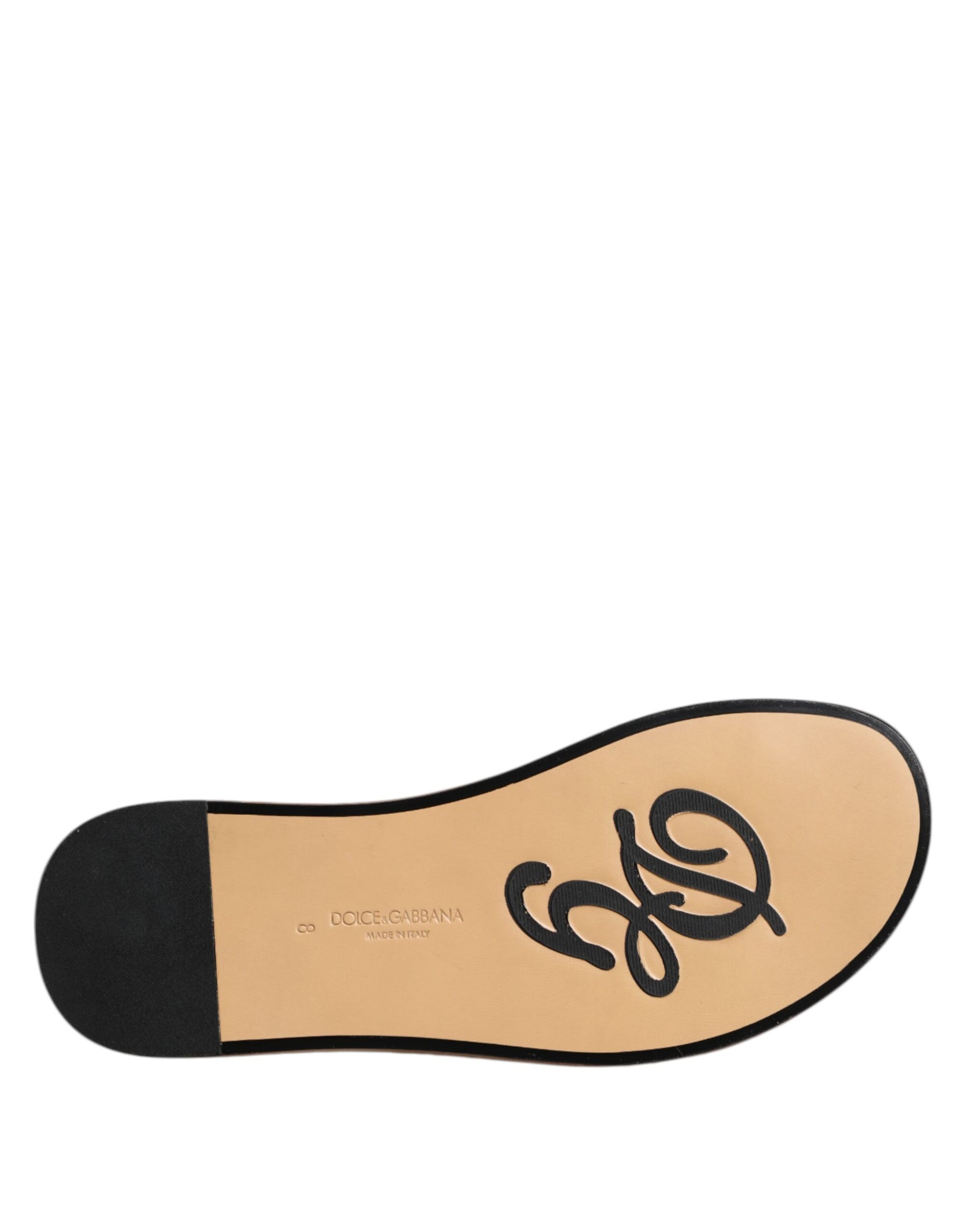 Dolce & Gabbana Black Monochrome Braided Raffia Slides Shoes | Regal Royce