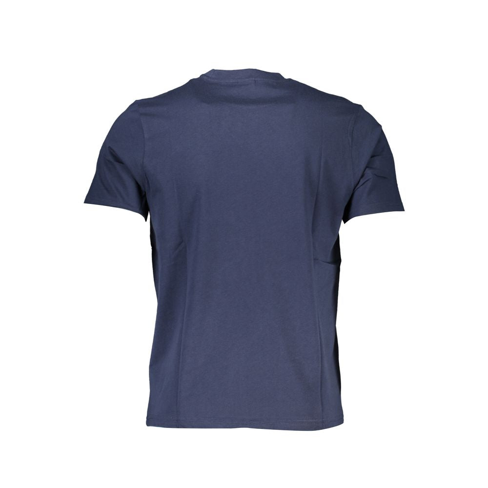 North Sails Blue Cotton Men T-Shirt | Regal Royce