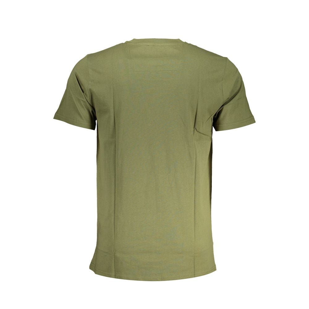 Cavalli Class Verde Cotton Men T-Shirt | Regal Royce