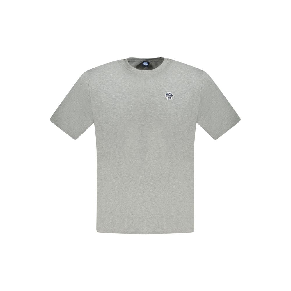 North Sails Grigio Cotton Men T-Shirt | Regal Royce
