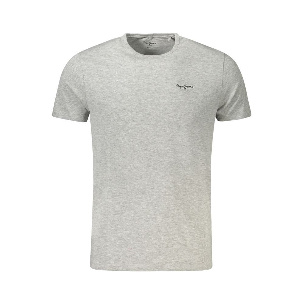 Pepe Jeans Grigio Cotton Men T-Shirt | Regal Royce