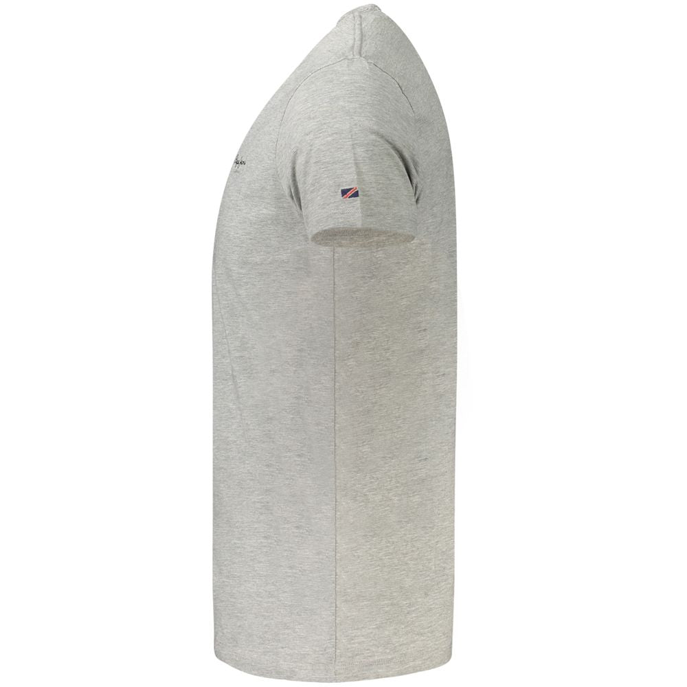 Pepe Jeans Grigio Cotton Men T-Shirt | Regal Royce