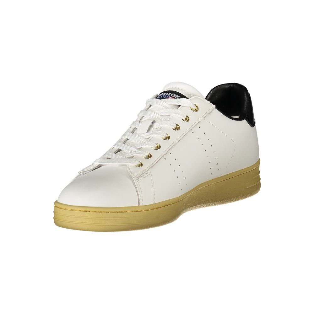 Blauer Bianco Poliuretano Men Sneaker | Regal Royce