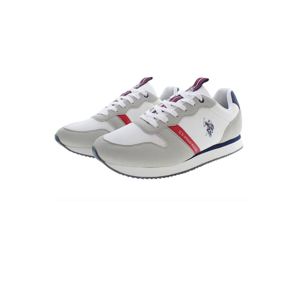 U.S. POLO ASSN. Bianco Polyurethane Men Sneaker | Regal Royce