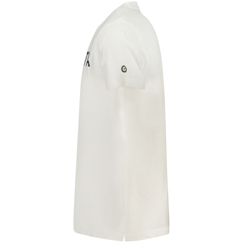 Armata Di Mare Bianco Cotton Men T-Shirt | Regal Royce