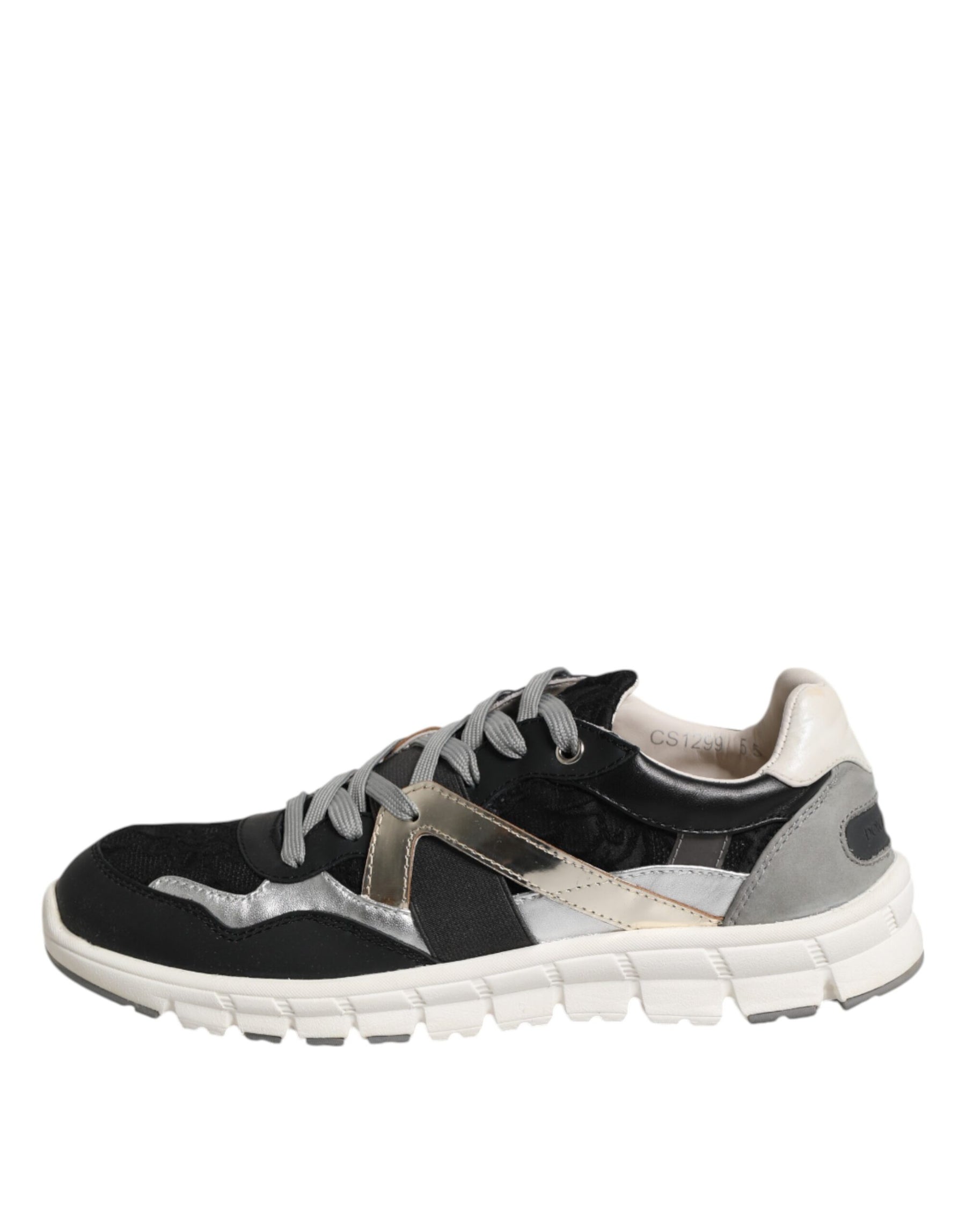 Dolce & Gabbana Multicolor Leather Suede Low Top Sneaker Shoes | Regal Royce