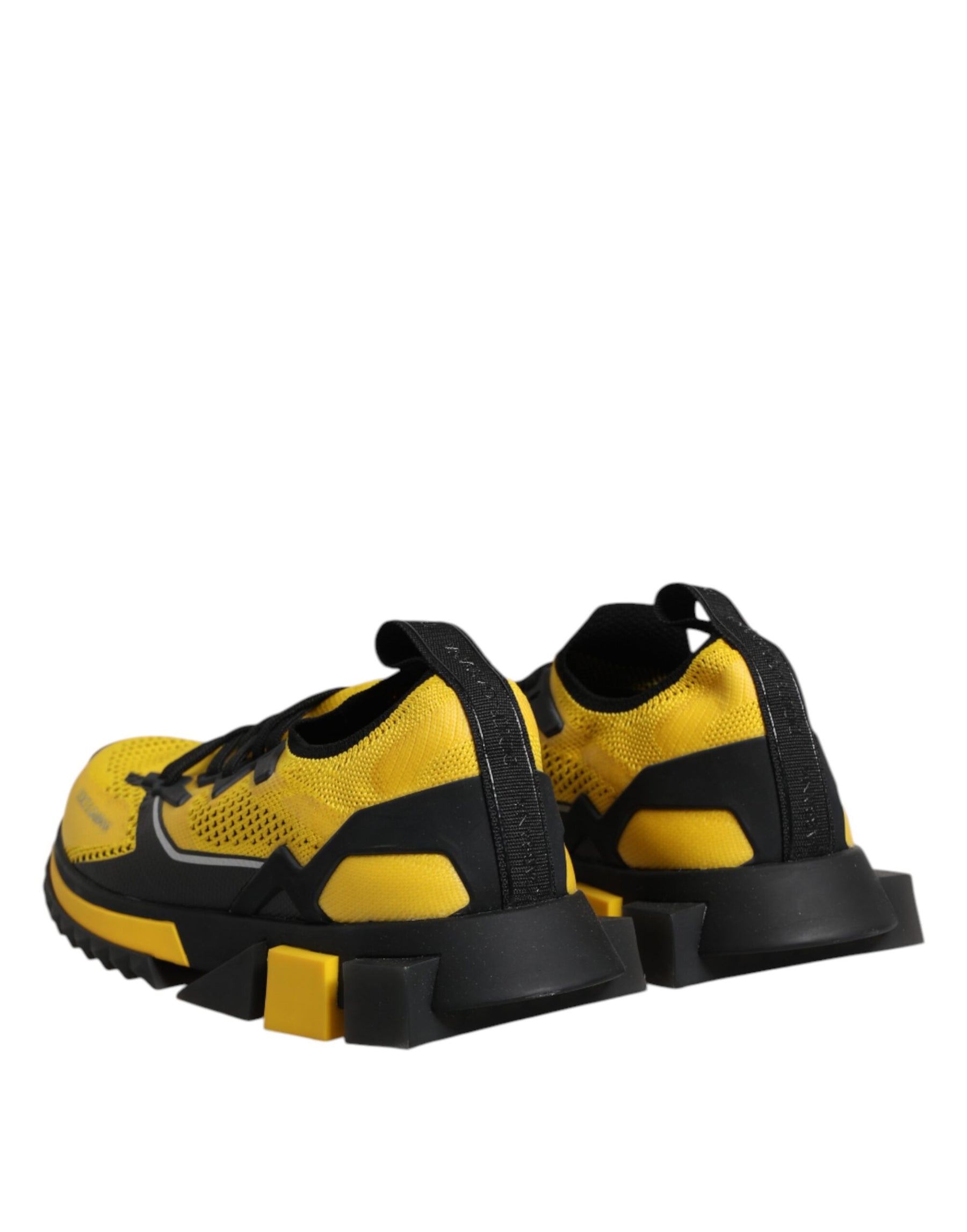Dolce & Gabbana Yellow SORRENTO Sport Stretch Sneakers Shoes | Regal Royce