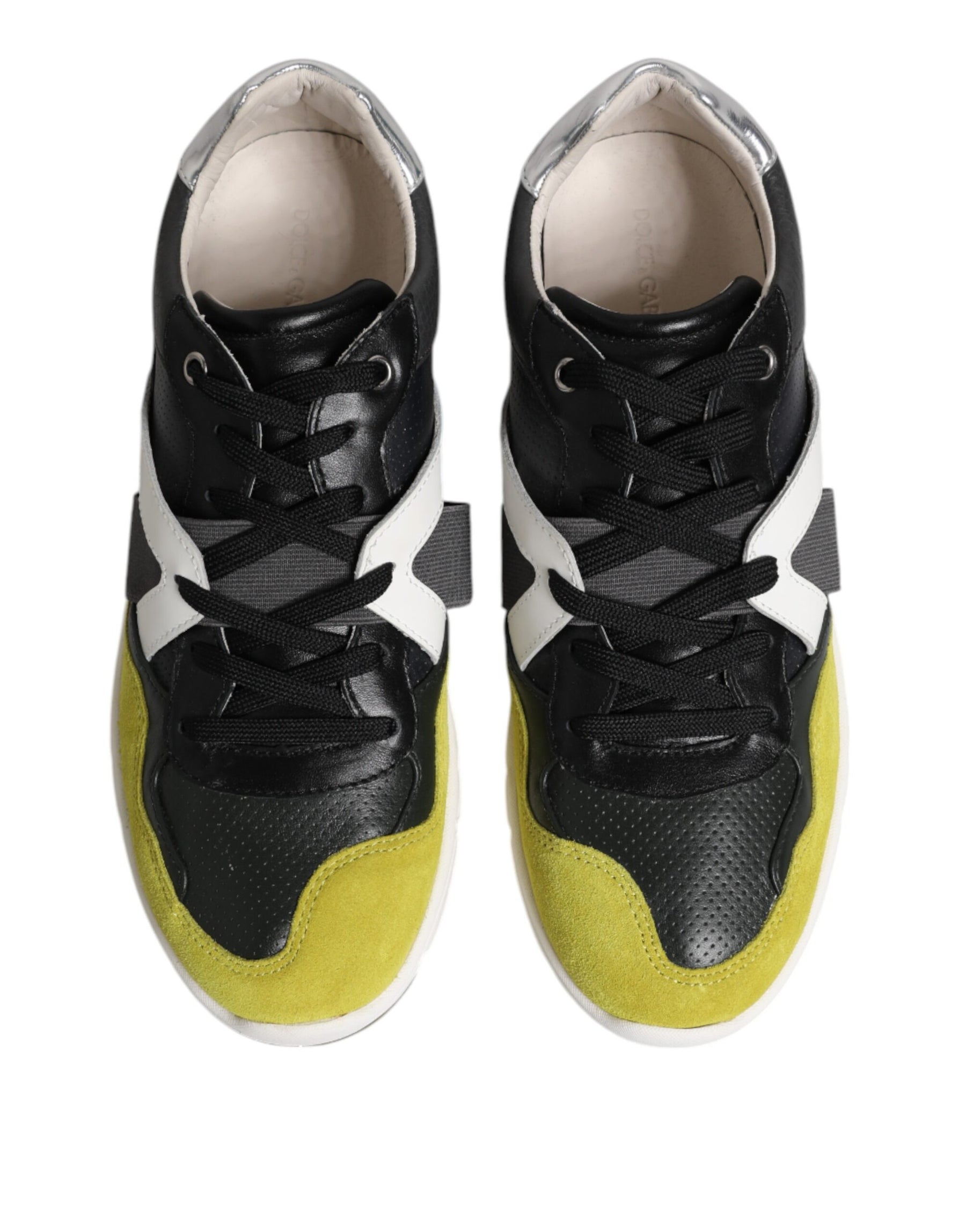 Dolce & Gabbana Multicolor Lace Up Low Top Men Sneakers Shoes | Regal Royce