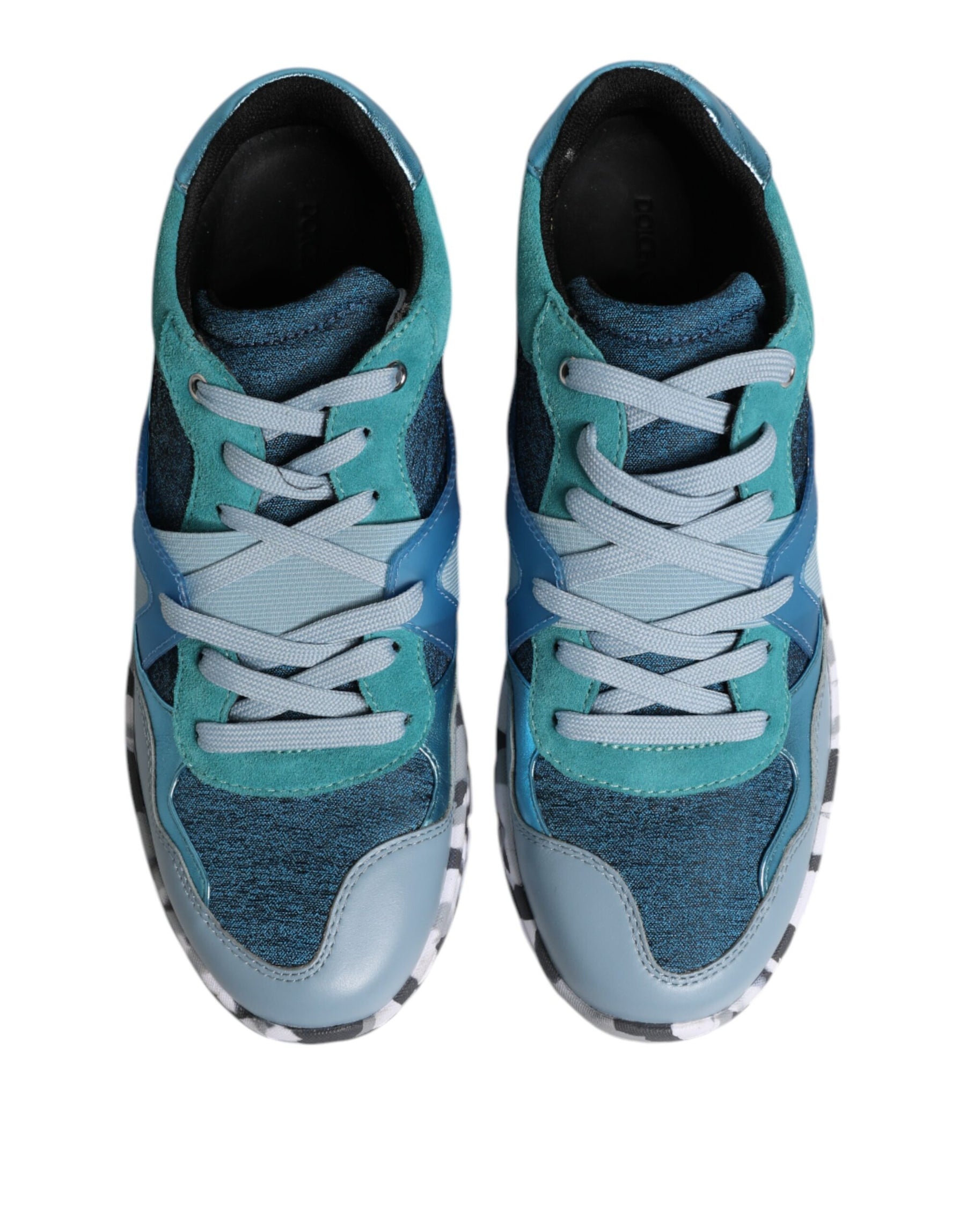 Dolce & Gabbana Multicolor Lace Up Low Top Men Sneakers Shoes | Regal Royce