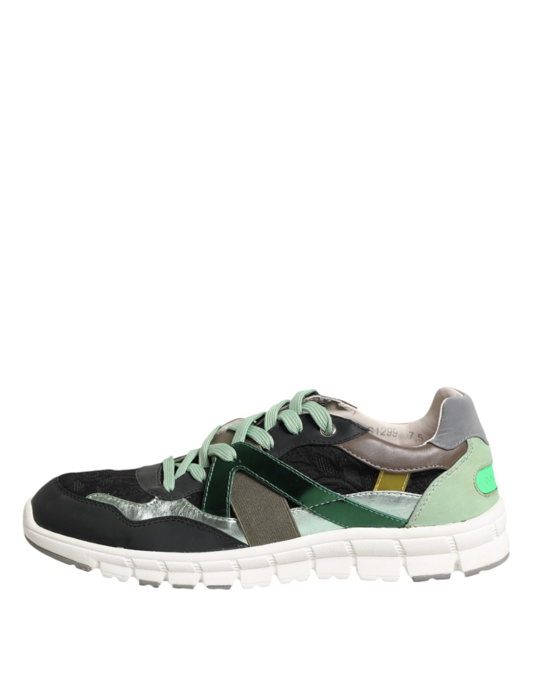 Dolce & Gabbana Multicolor Lace Up Low Top Sneakers Shoes | Regal Royce