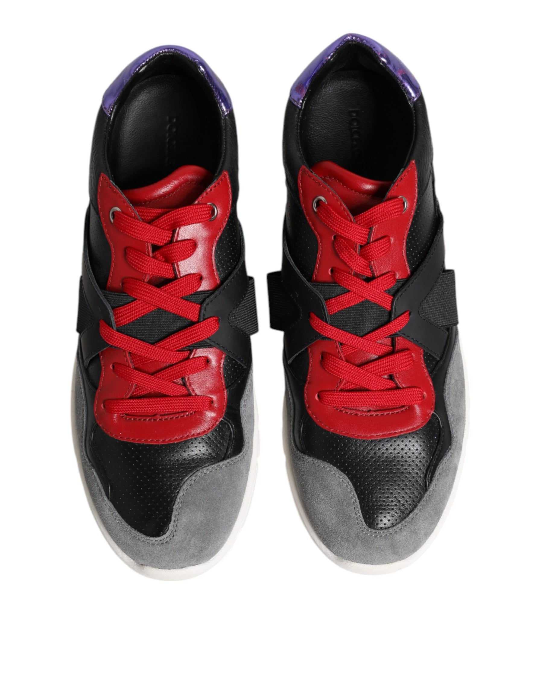 Dolce & Gabbana Multicolor Lace Up Low Top Men Sneakers Shoes | Regal Royce