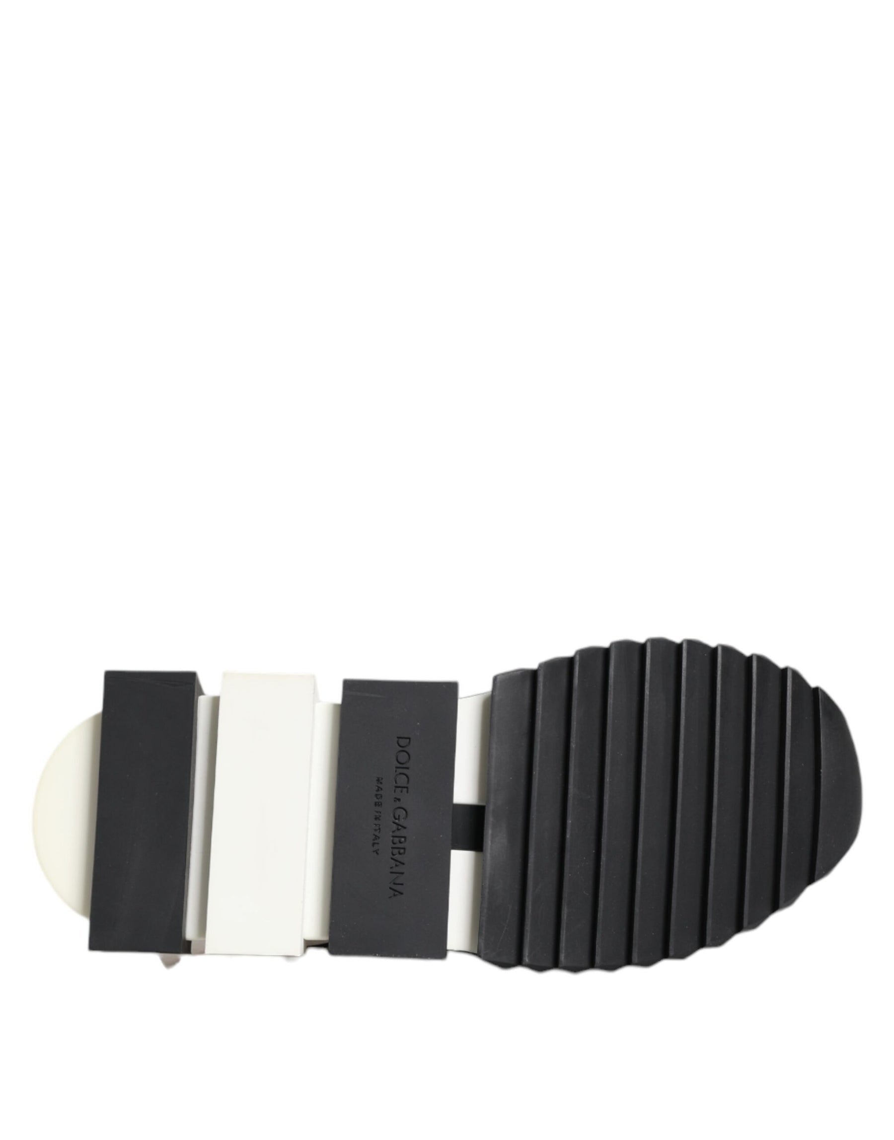 Dolce & Gabbana Black White Sorrento Low Top Sneakers Shoes | Regal Royce