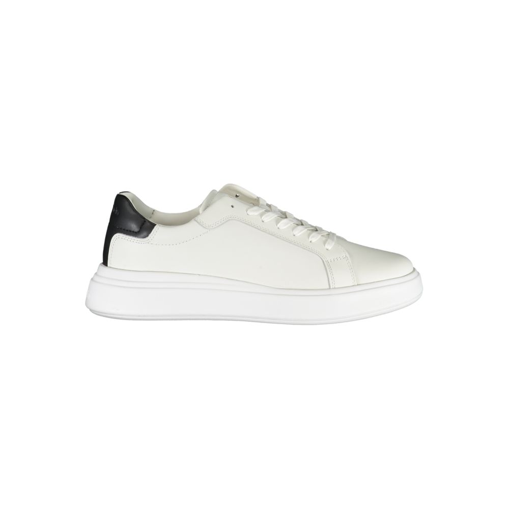 Calvin Klein Sleek White Sneakers with Contrast Accents | Regal Royce