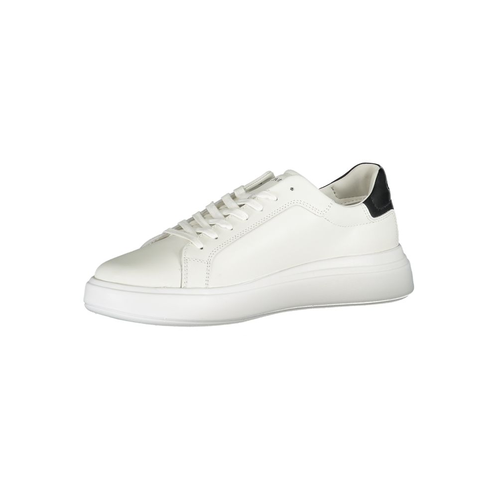 Calvin Klein Sleek White Sneakers with Contrast Accents | Regal Royce
