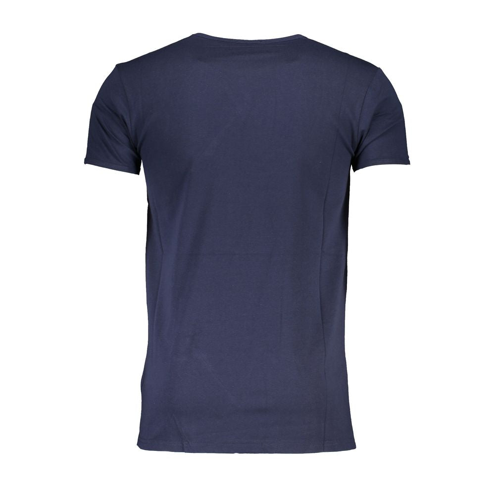Cavalli Class Blue Cotton Men's T-Shirt | Regal Royce