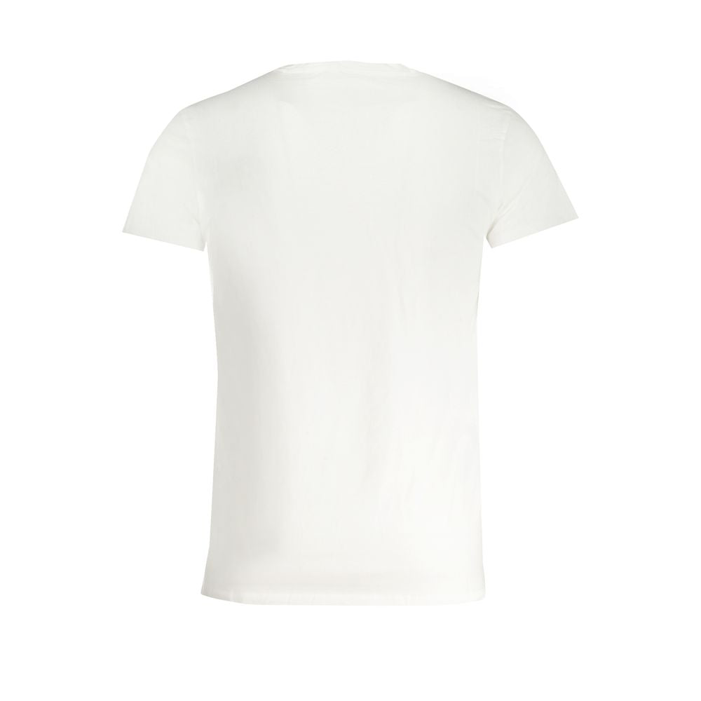 Trussardi White Cotton Men's T-Shirt | Regal Royce