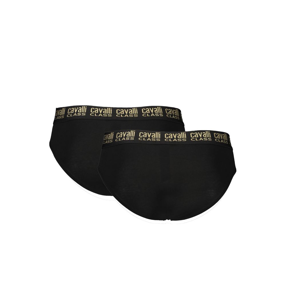 Cavalli Class Black Cotton Men Underwear | Regal Royce