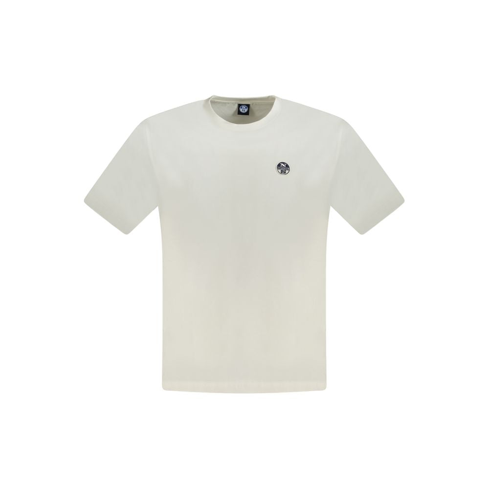 North Sails Bianco Cotton Men T-Shirt | Regal Royce