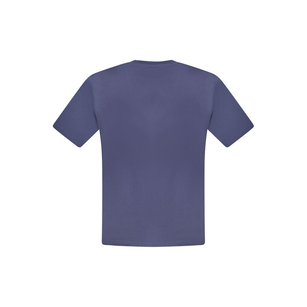 North Sails Blue Cotton Men T-Shirt | Regal Royce