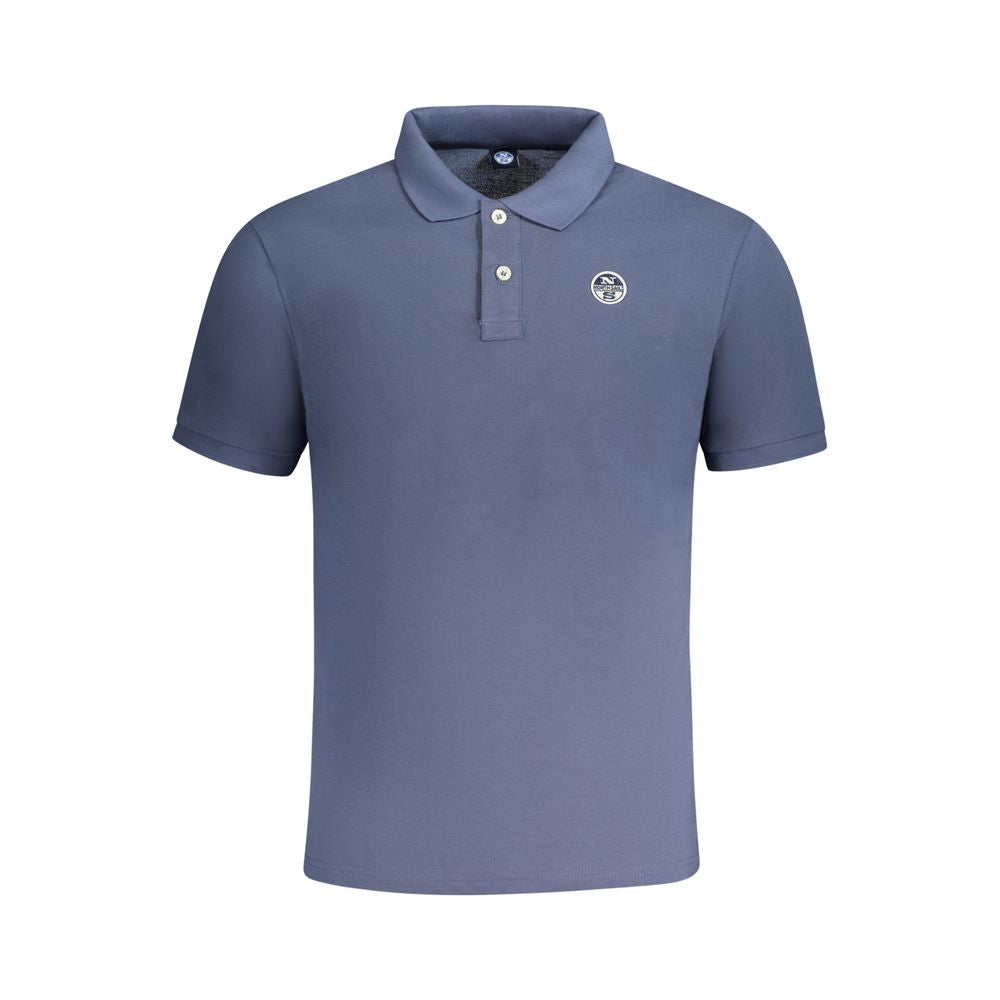 North Sails Blue Cotton Men Polo Shirt | Regal Royce