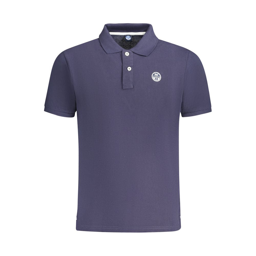 North Sails Blue Cotton Men Polo | Regal Royce