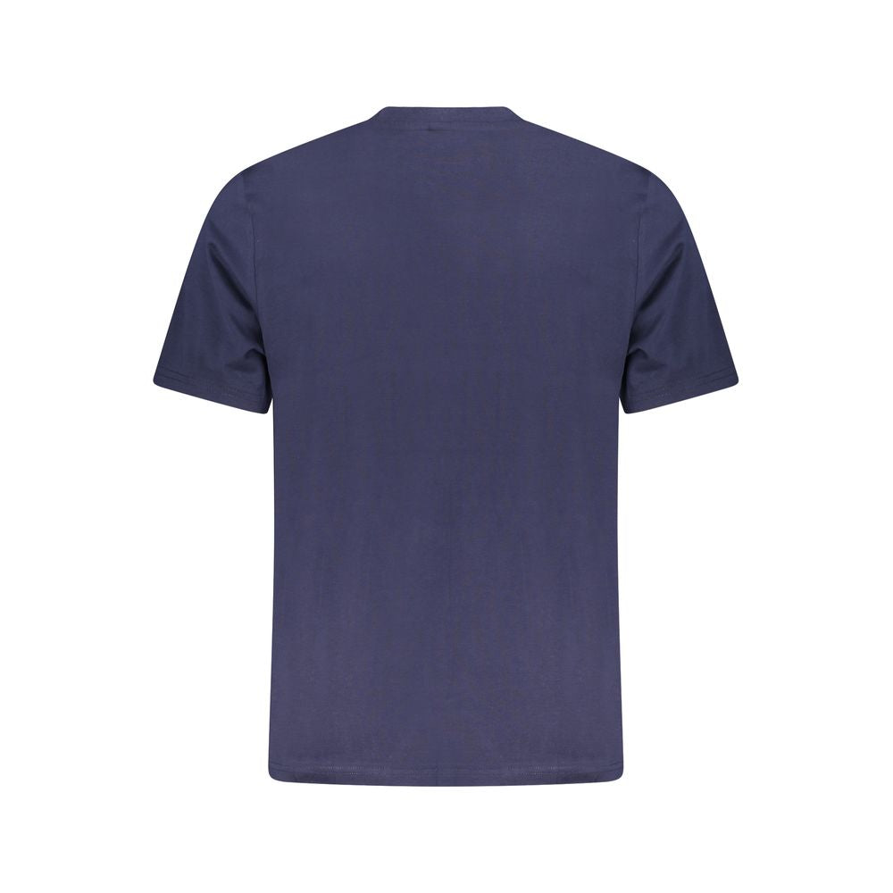 North Sails Blue Cotton Men T-Shirt | Regal Royce