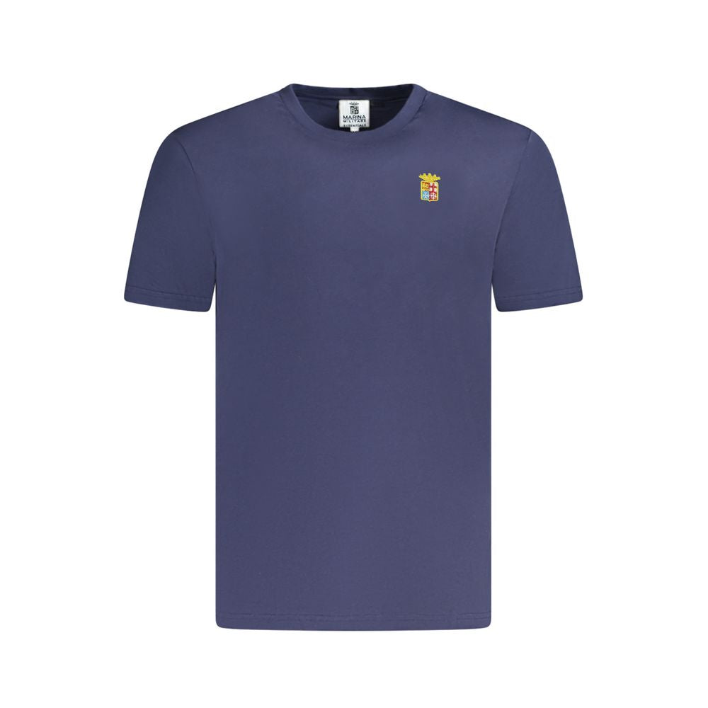 Marina Militare Blue Cotton Men's T-Shirt | Regal Royce
