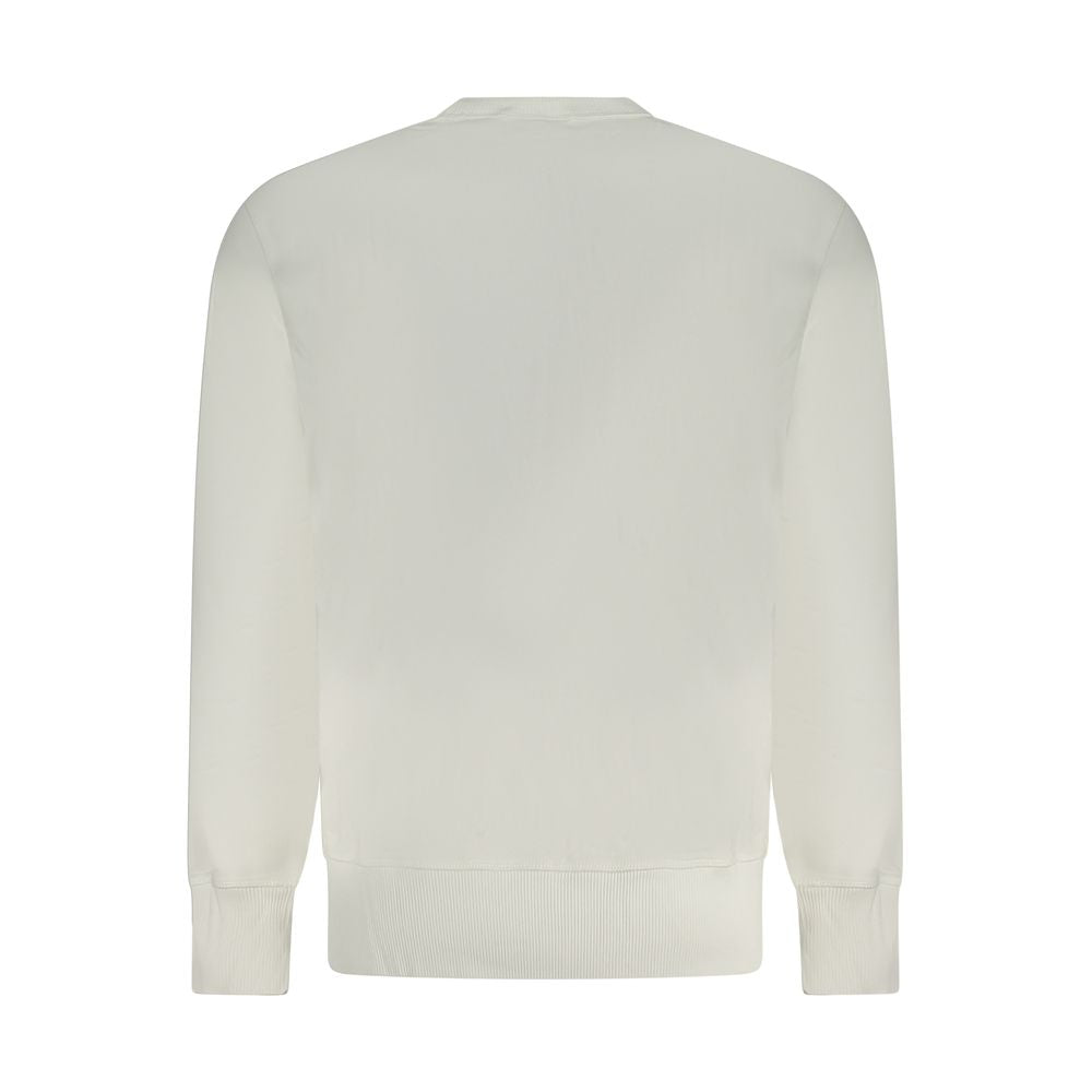 Calvin Klein White Cotton Men Sweatshirt | Regal Royce
