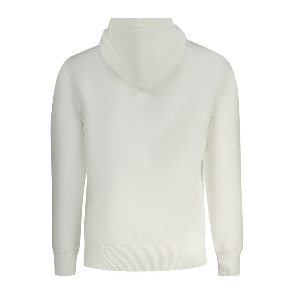 Calvin Klein White Cotton Men's Hooded Sweatshirt | Regal Royce