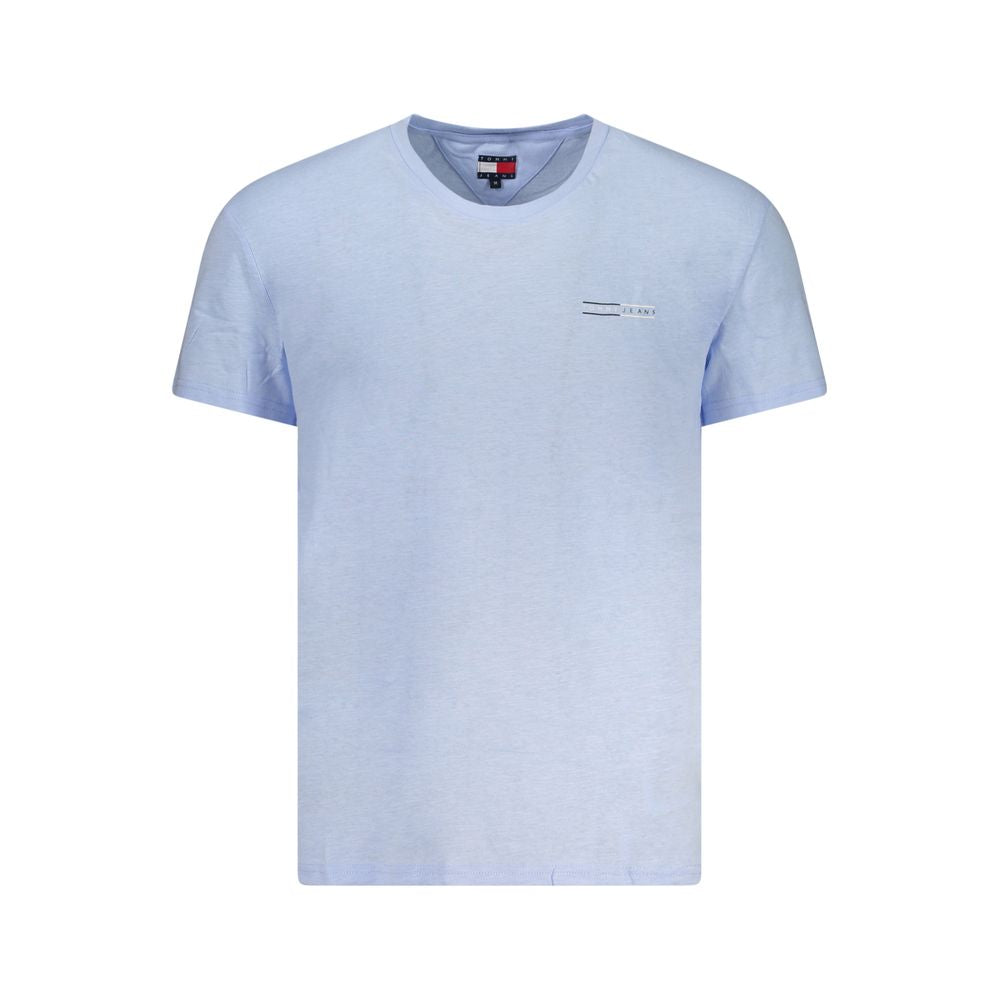 Tommy Hilfiger Azzurro Cotton Men's T-Shirt | Regal Royce