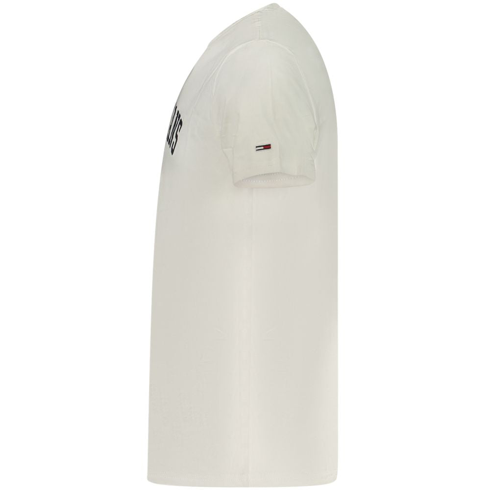 Tommy Hilfiger White Cotton Men's T-Shirt | Regal Royce
