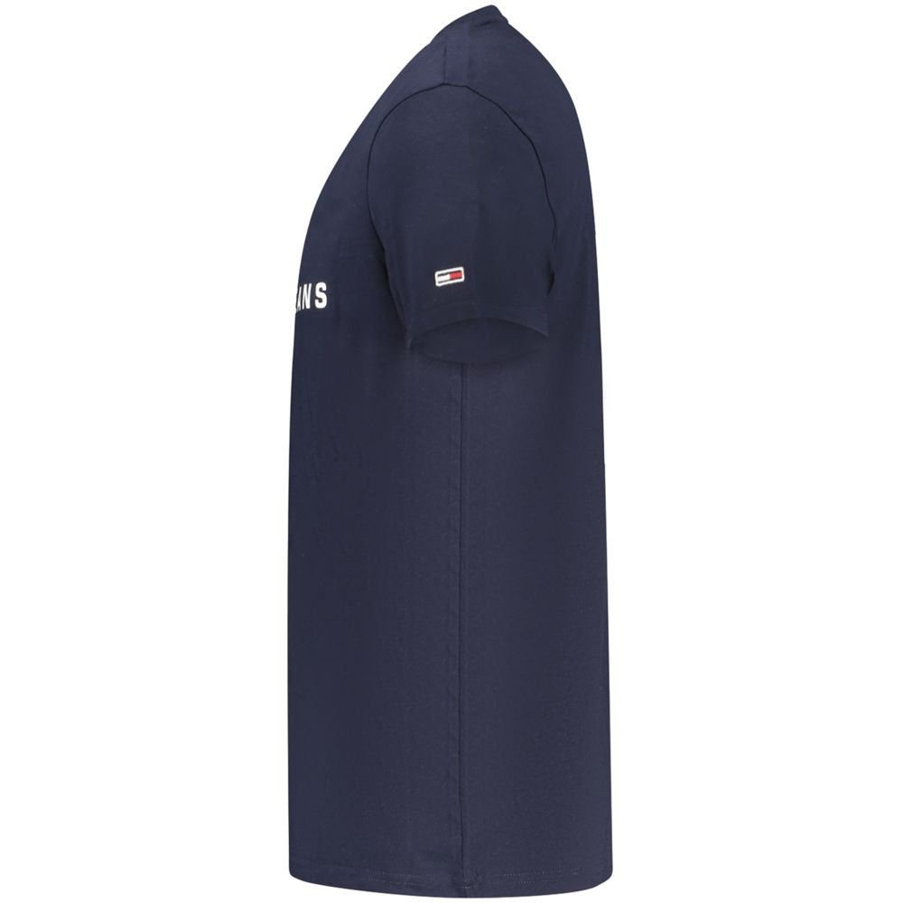 Tommy Hilfiger Blue Cotton Men's T-Shirt | Regal Royce