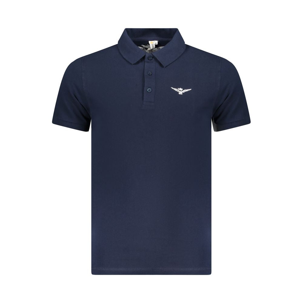 Accademia Militare Blu Cotton Mens Polo | Regal Royce