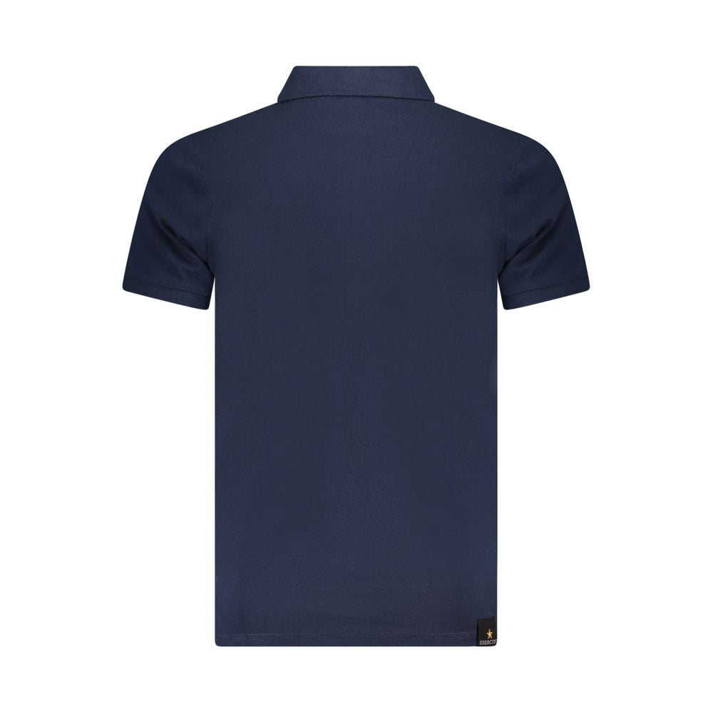 Accademia Militare Blu Cotton Mens Polo | Regal Royce