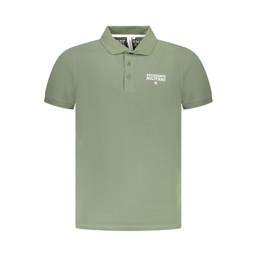 Accademia Militare Verde Cotton Men Polo | Regal Royce