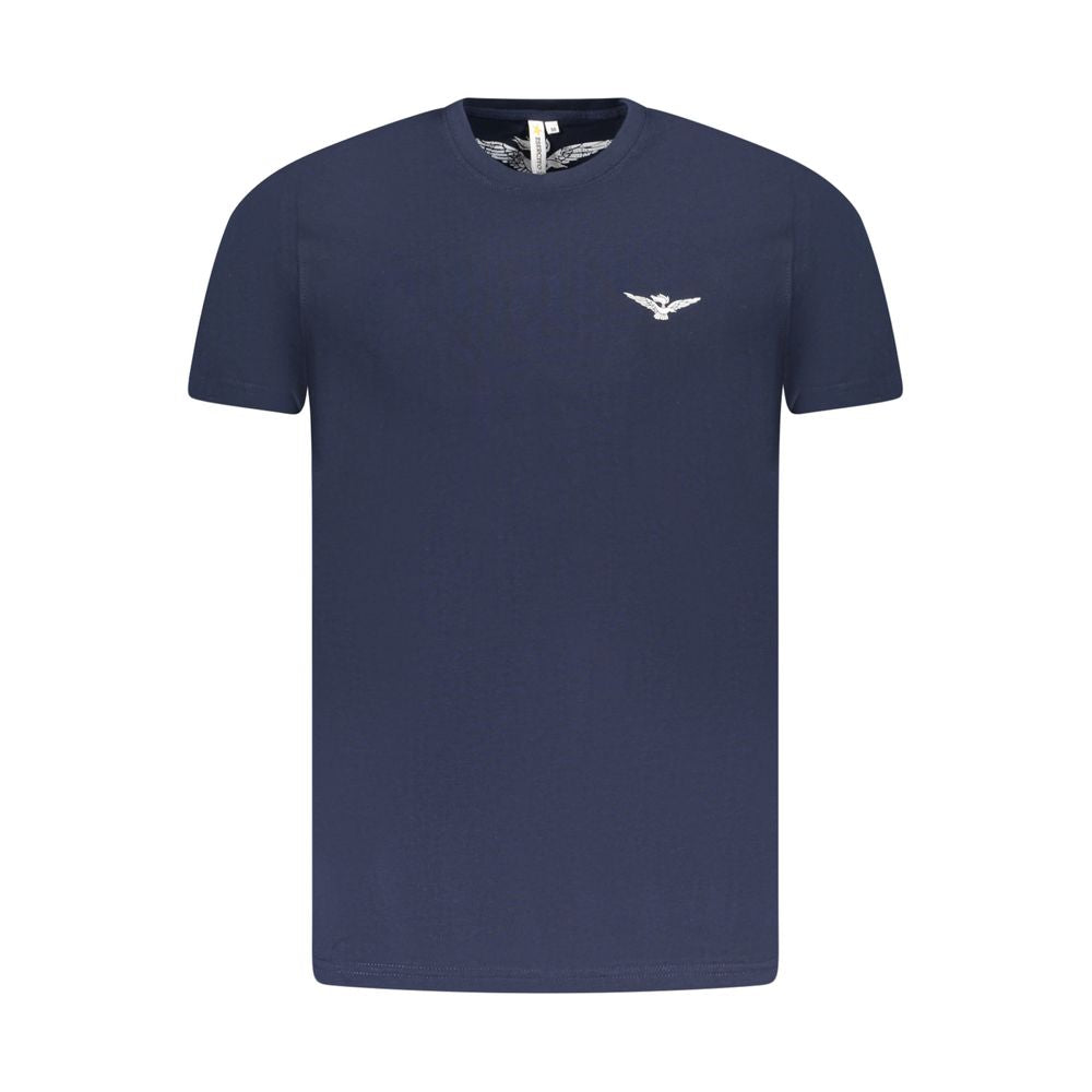 Accademia Militare Blue Cotton Men T-Shirt | Regal Royce