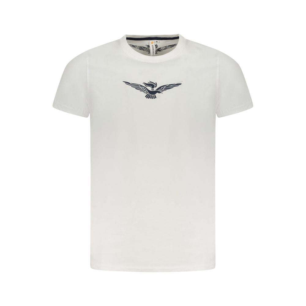 Accademia Militare White Cotton Men's T-Shirt | Regal Royce