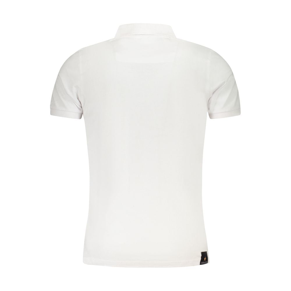 Accademia Militare Bianco Cotton Men Polo | Regal Royce