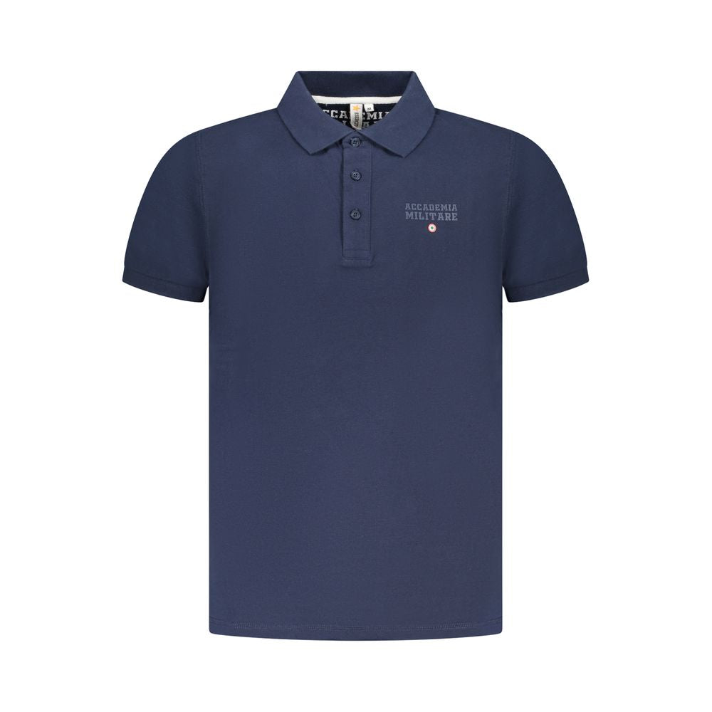 Accademia Militare Navy Cotton Men Polo | Regal Royce