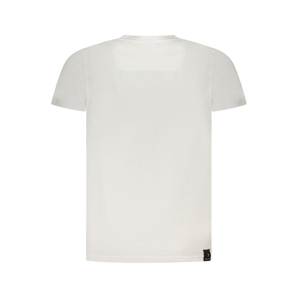 Accademia Militare White Cotton Men's T-Shirt | Regal Royce