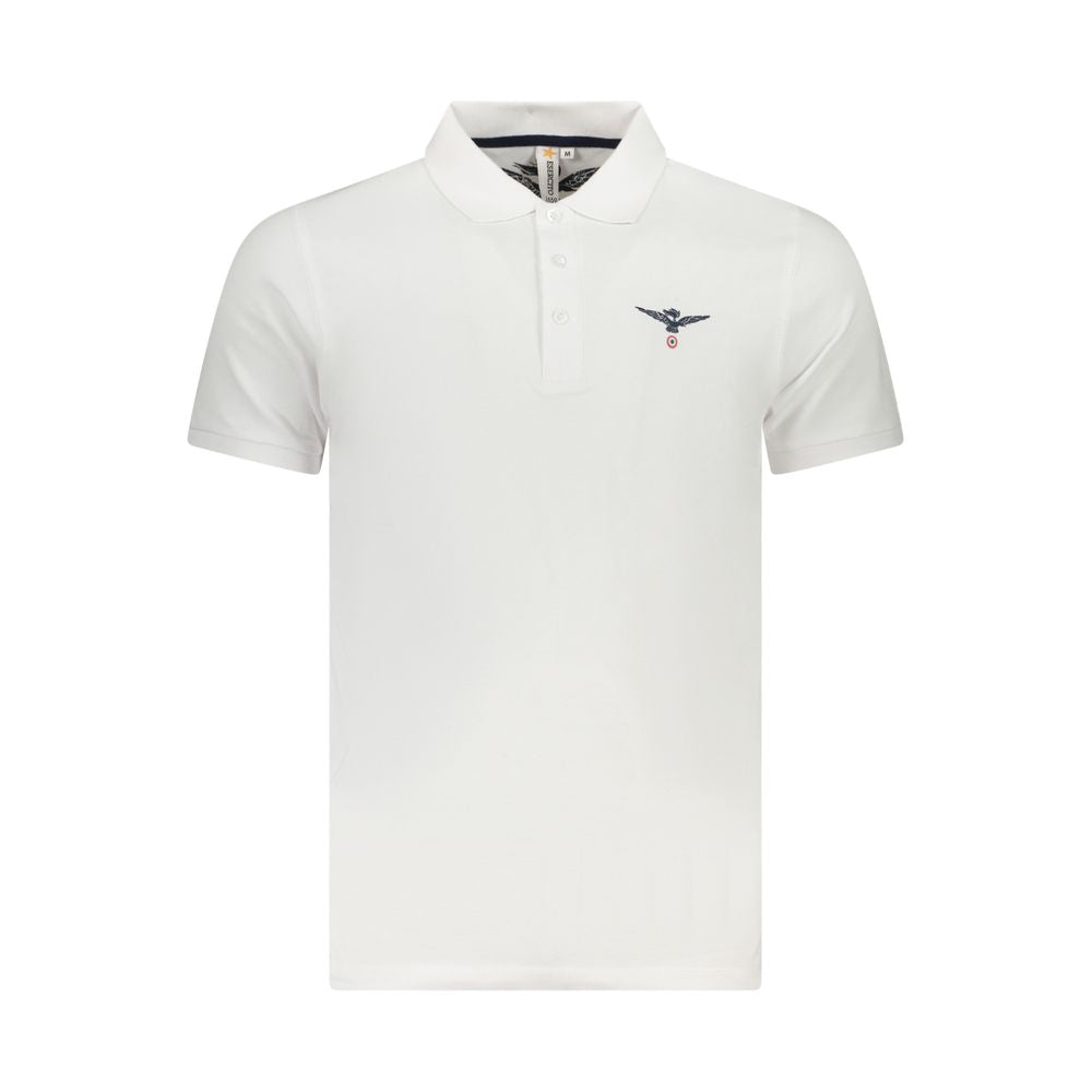 Accademia Militare Bianco Cotton Mens Polo | Regal Royce