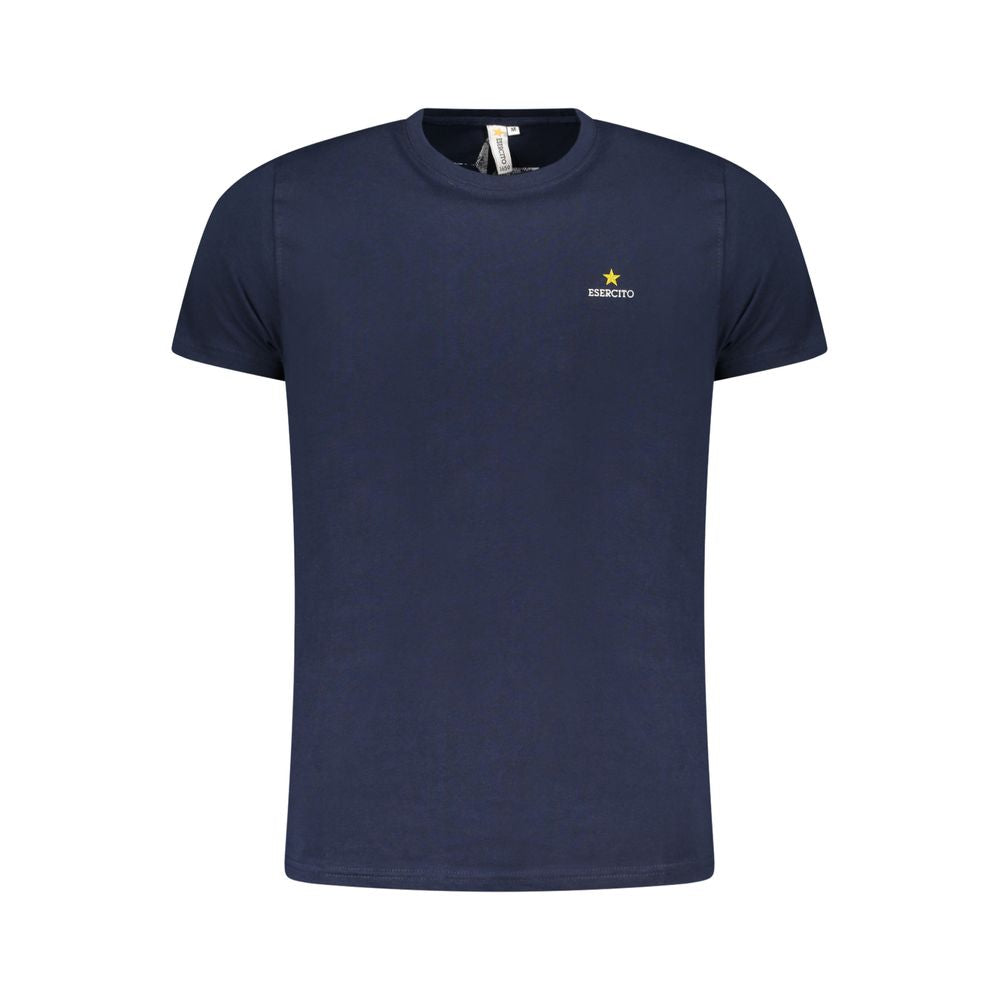 Esercito 1659 Blu Cotton Men's T-Shirt | Regal Royce