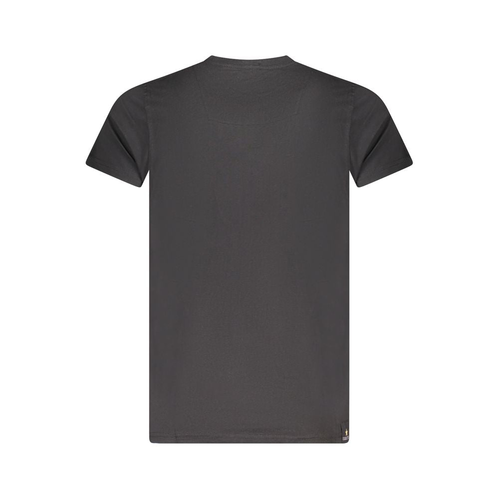 Accademia Militare Black Cotton Men's T-Shirt | Regal Royce