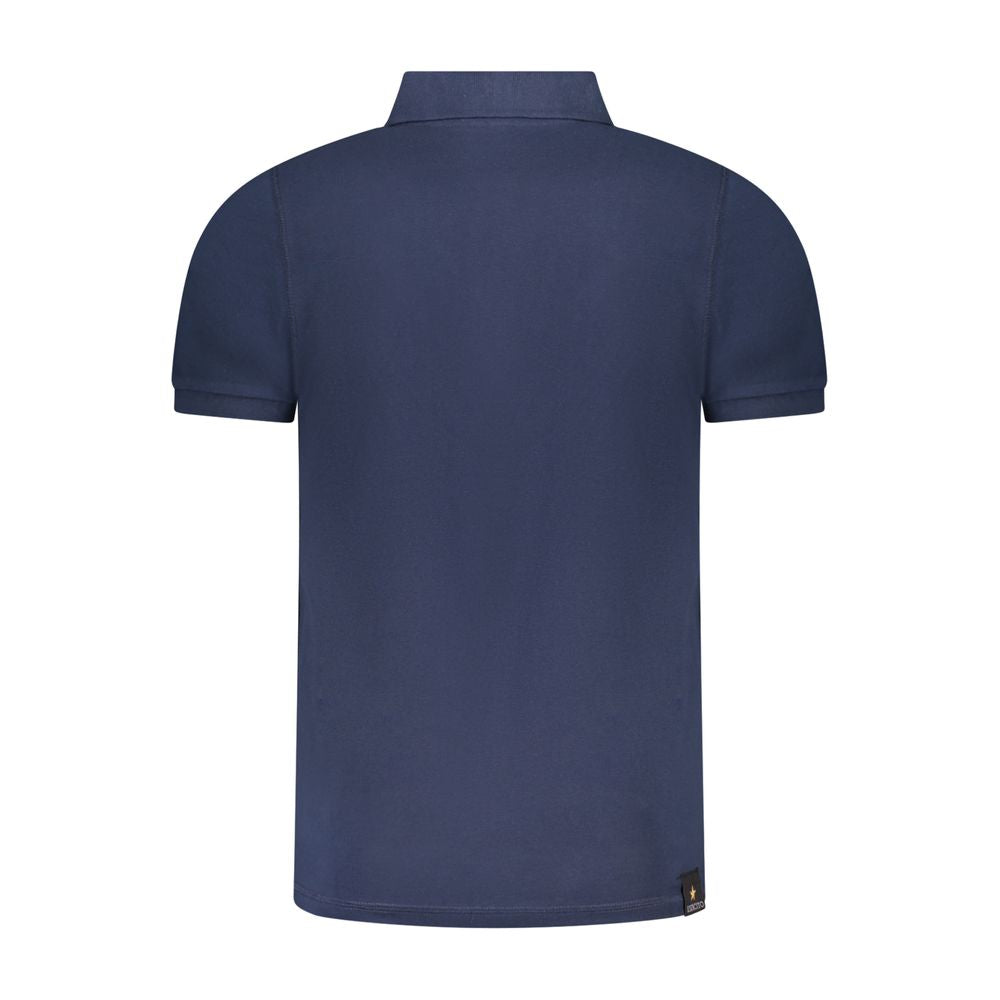 Accademia Militare Blu Cotton Men Polo | Regal Royce