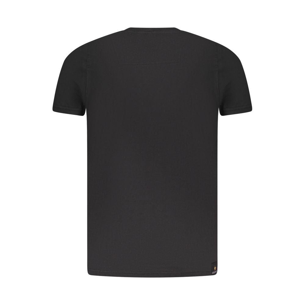 Accademia Militare Black Cotton Men's T-Shirt | Regal Royce