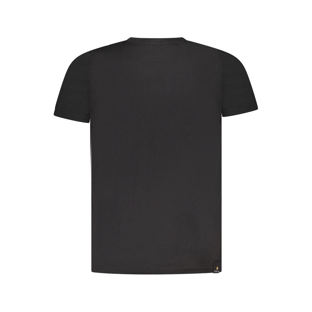 Accademia Militare Black Cotton Men's T-Shirt | Regal Royce