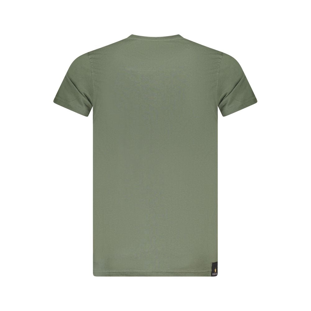 Accademia Militare Verde Cotton Men T-Shirt | Regal Royce
