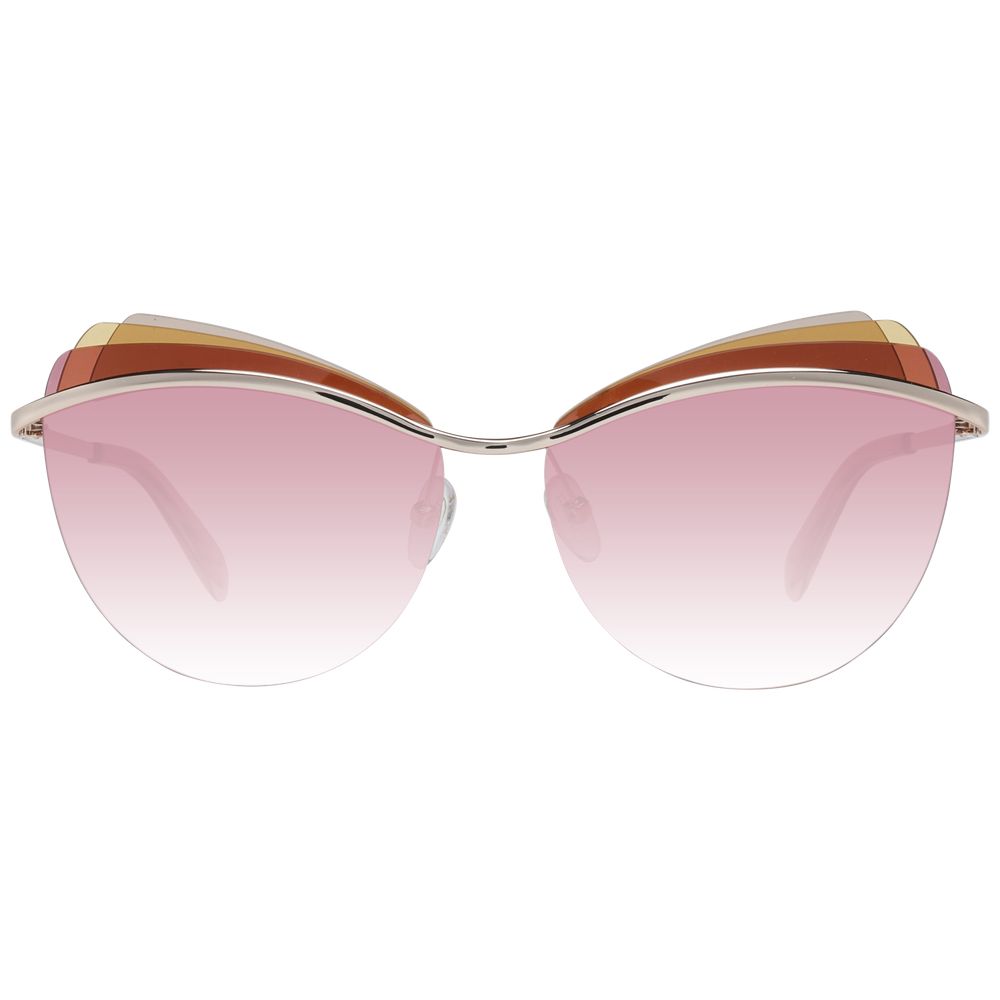 Emilio Pucci Gold Metal & Plastic Sunglasses | Regal Royce