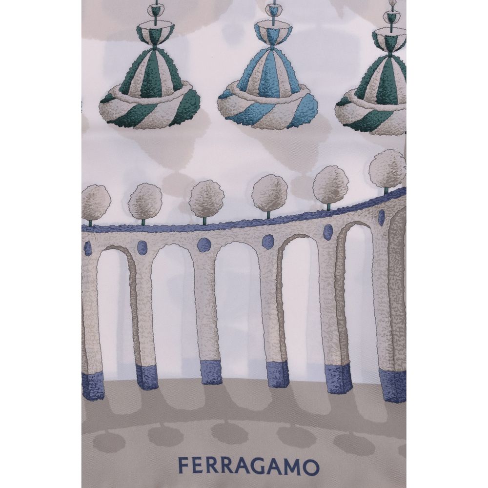 Ferragamo Multicolor Silk Scarf | Regal Royce