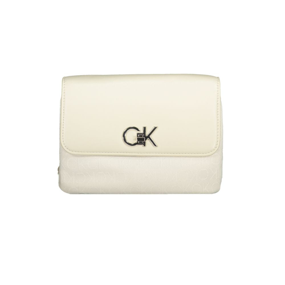 Calvin Klein Beige Polyester Women Handbag | Regal Royce